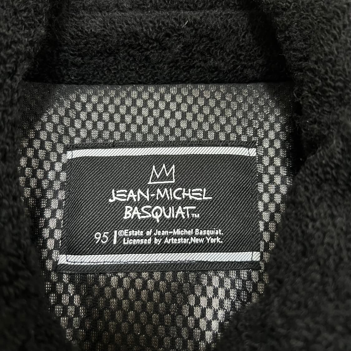 장 미쉘 바스키아 와펜 뽀글이 후리스 플리스 자켓 [블랙] M/95 상품이미지5