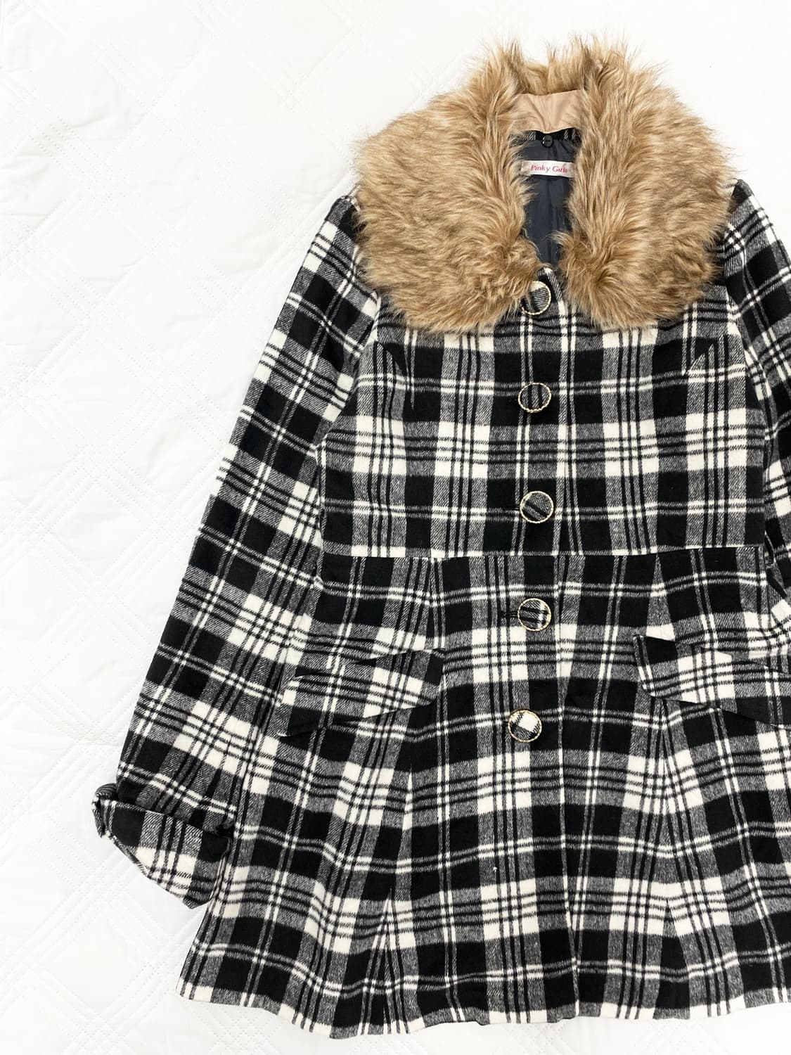 ꒰ঌ 쿠앤크 맛 로걀 퍼 코트 ໒꒱ 상품이미지2