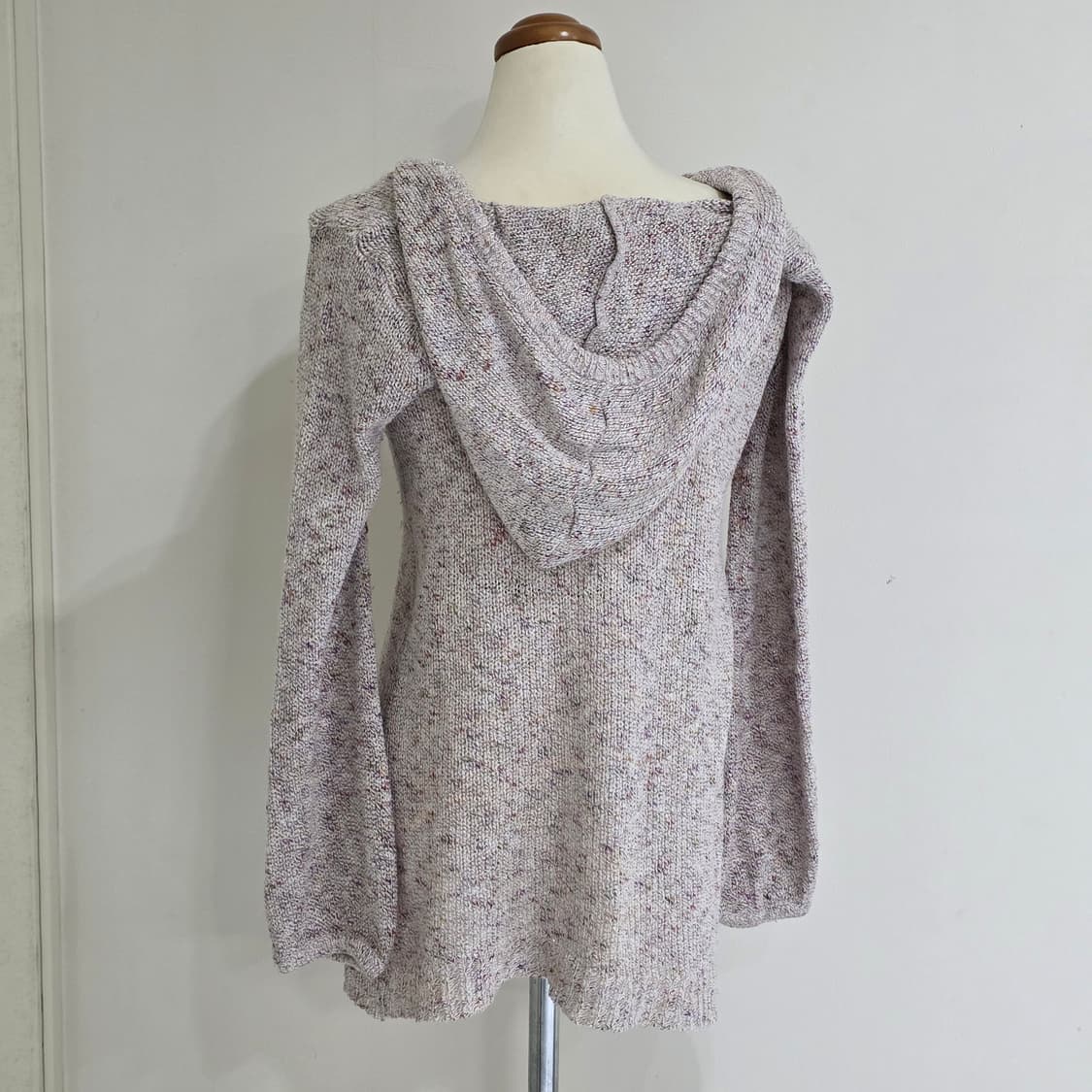 보헤미안 모리걸 후드롱니트슬리브 상품이미지4