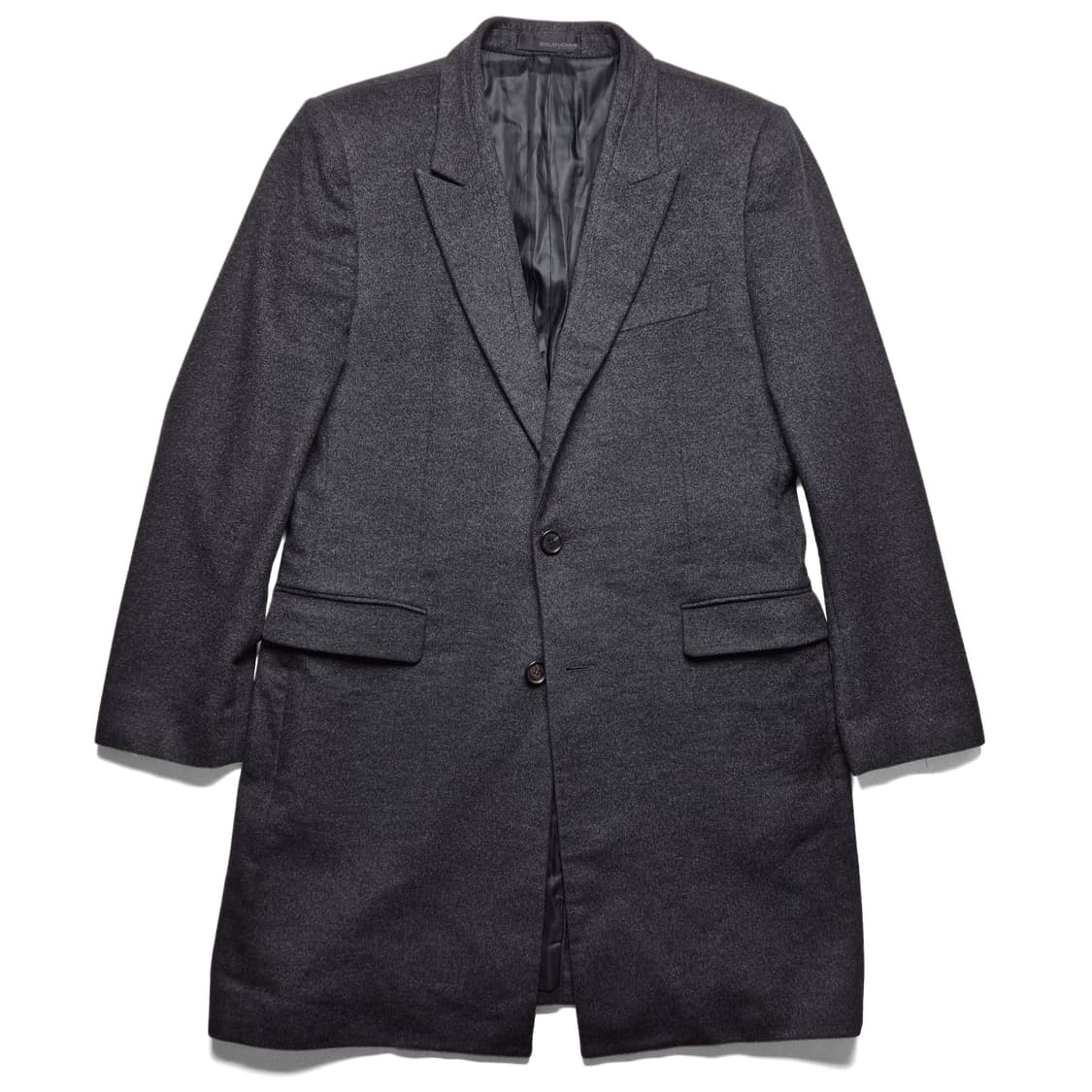 [L] 솔리드옴므 울캐시미어 싱글 코트 상품이미지2