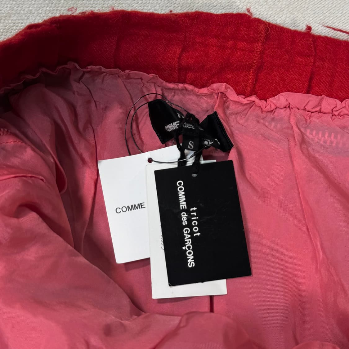 Zipper Wool Long Red Skirt  상품이미지6