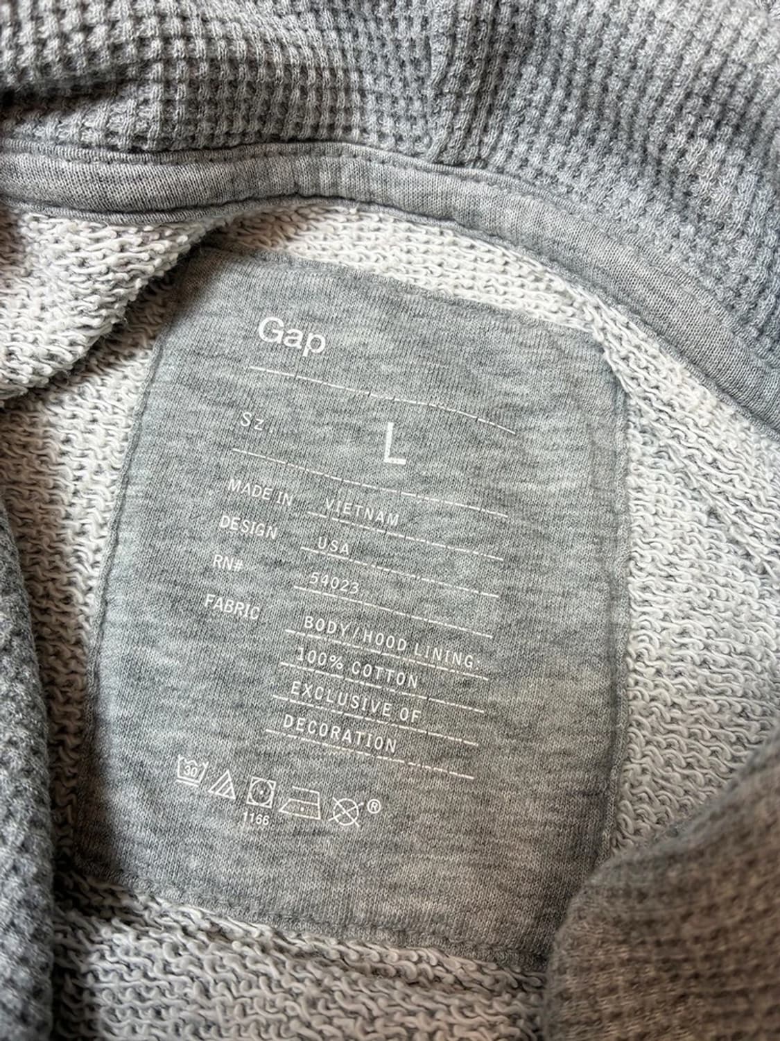 갭 00's 로고 그레이 빈티지 후드티 PN9359 상품이미지6