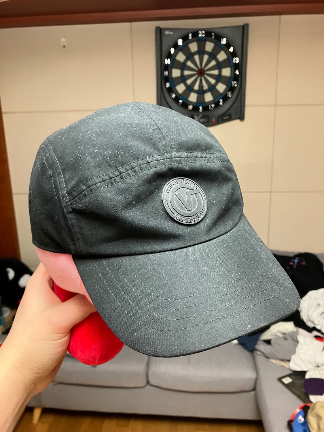 반스 5패널캡 볼캡 블랙 상품이미지1