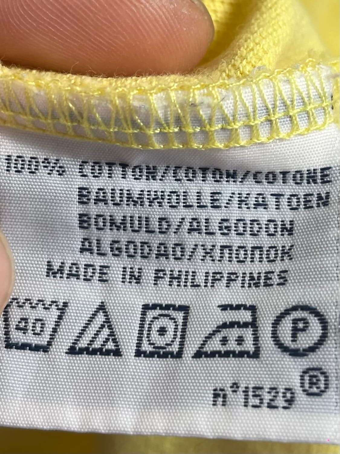 폴로 랄프로렌 빅포니 노랑 카라티 (on.640)   상품이미지9