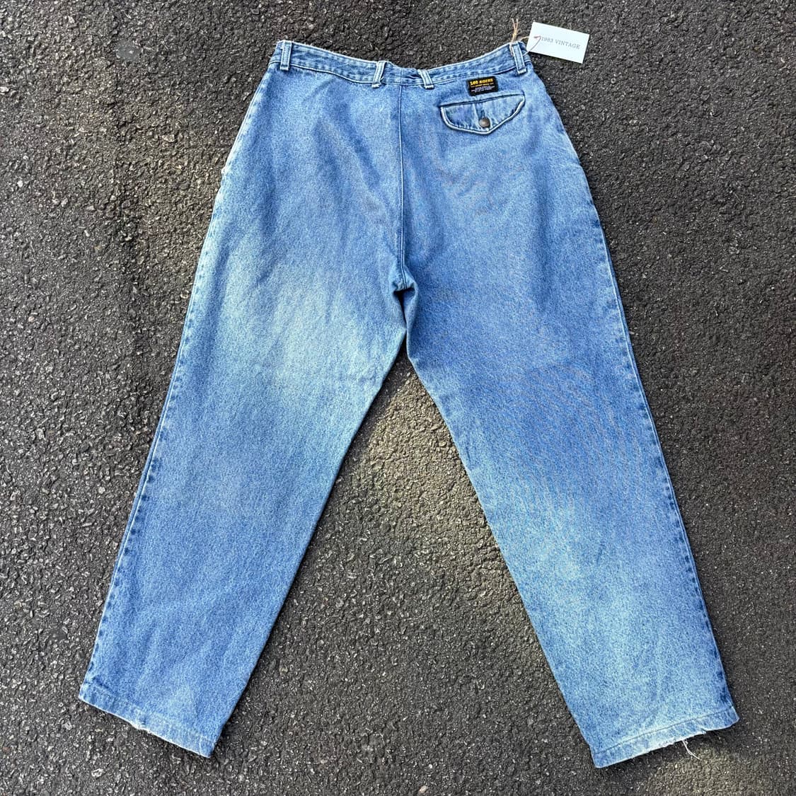 90년대 일본 리 투턱 데님 팬츠 상품이미지6