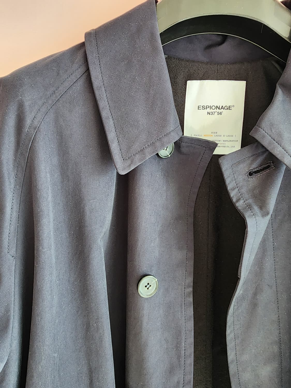 에스피오나지 에센셜 발마칸 트렌치코트 팜 M(100-105) 상품이미지7