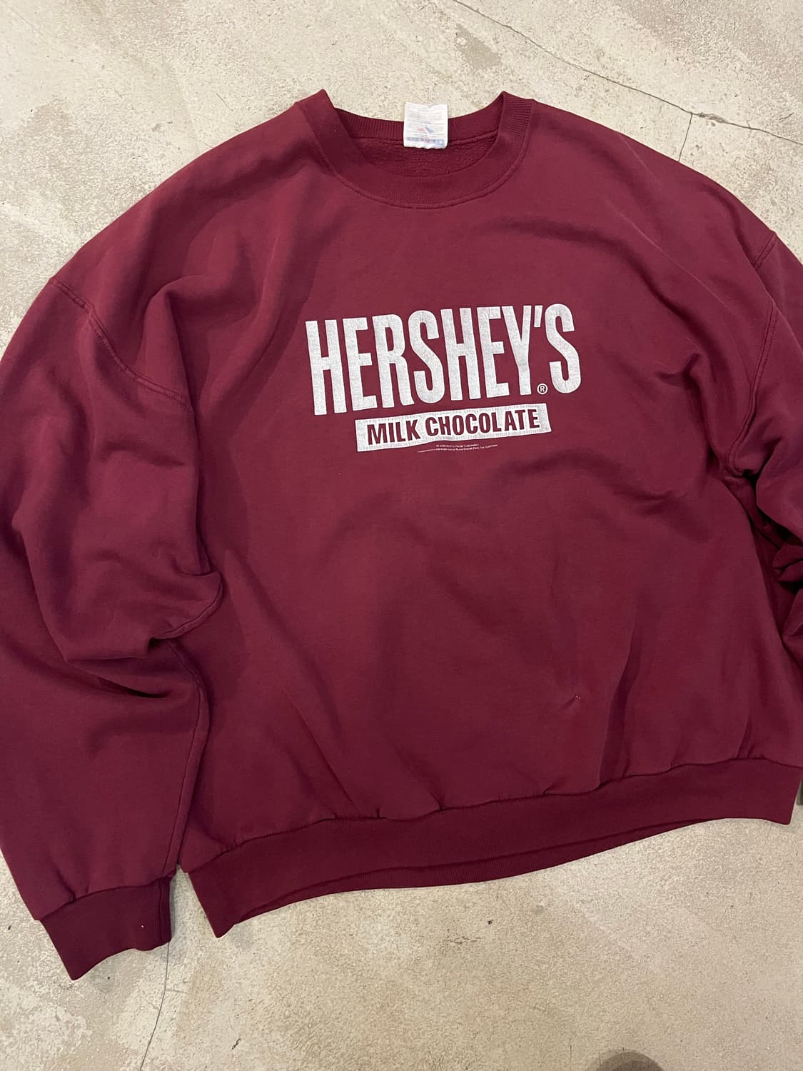 빈티지 00s 져지스 허쉬초콜릿 스웻 상품이미지1