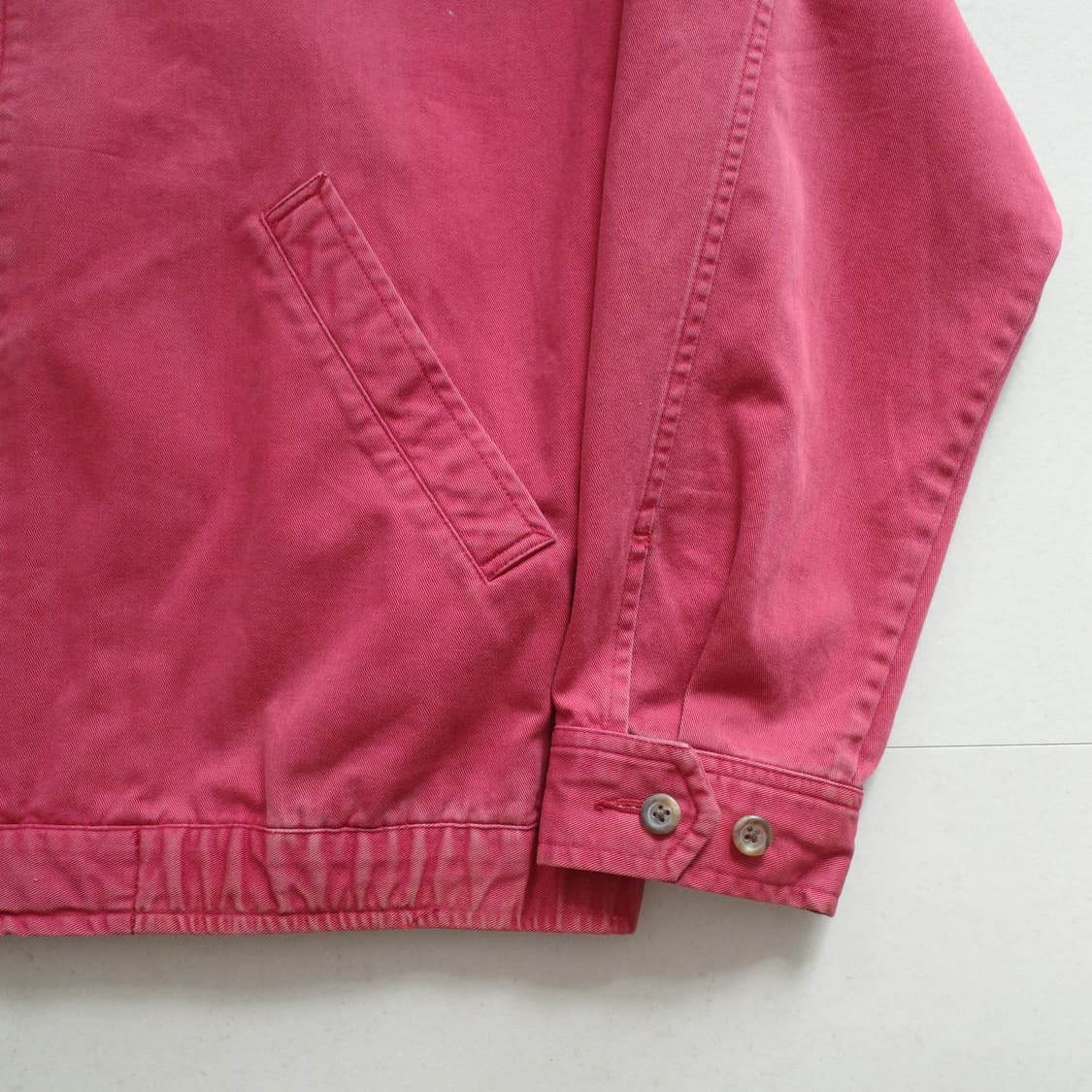 90s 폴로 랄프로렌 빈티지 해링턴 자켓 레드 M 상품이미지5