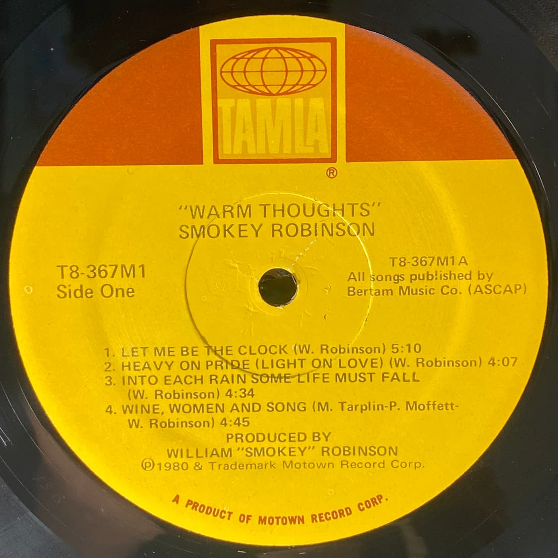 (중고LP-소울) Smokey Robinson -Warm Thoughts 상품이미지4