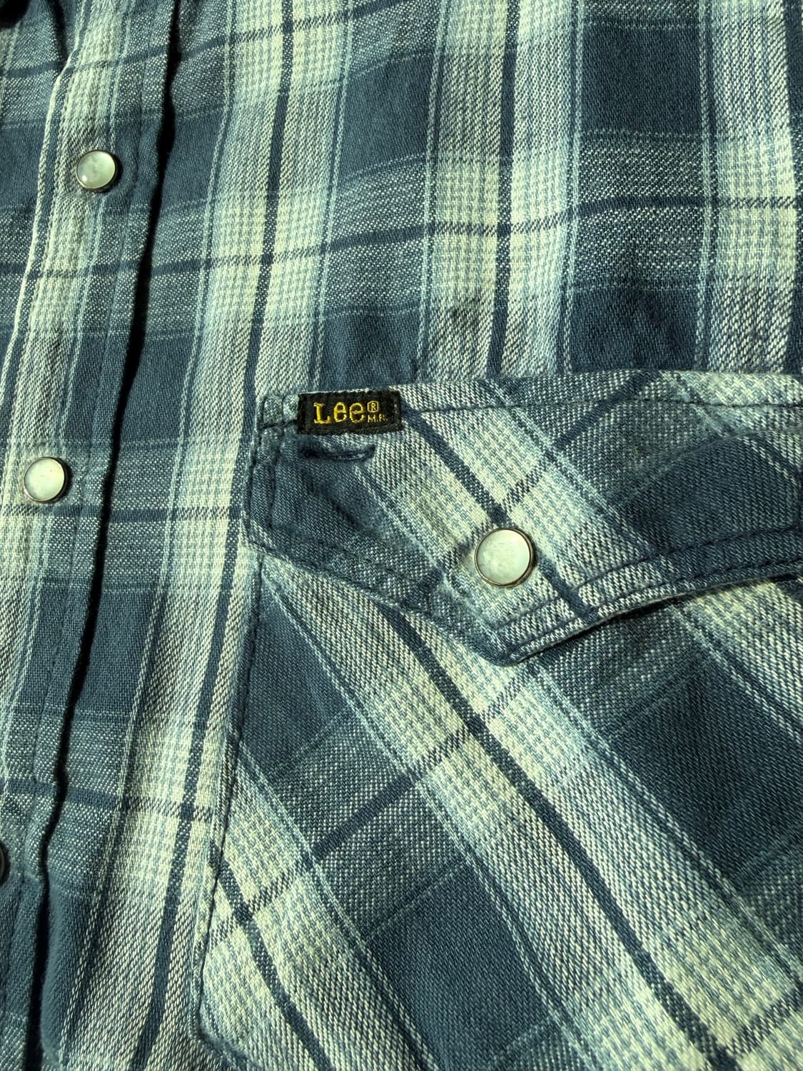 LEE 블루 빈티지 셔츠 상품이미지4