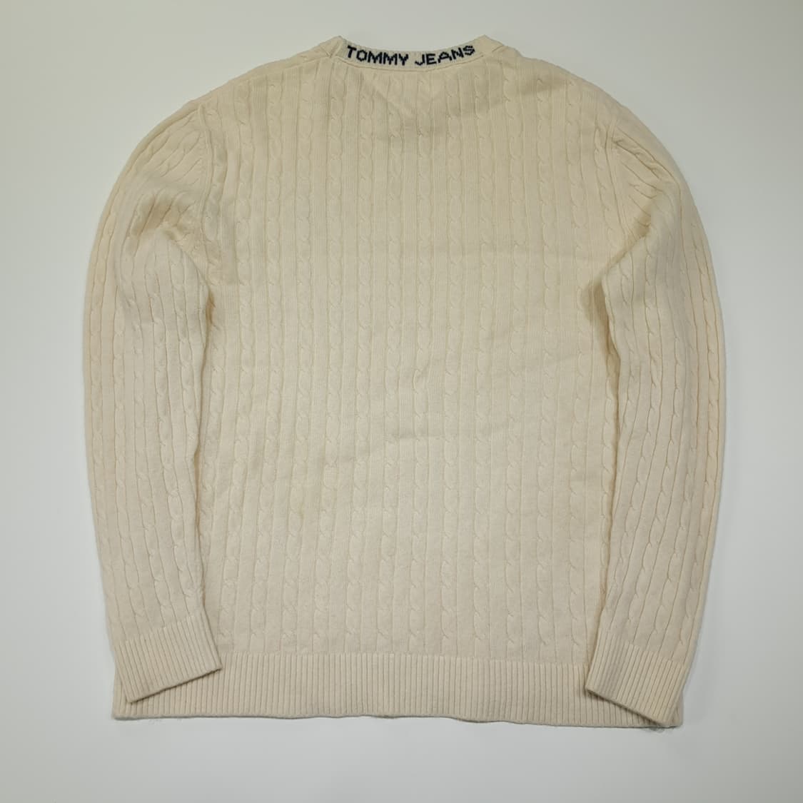 CL127 2XL 타미진스 울 혼방 케이블 니트 상품이미지6