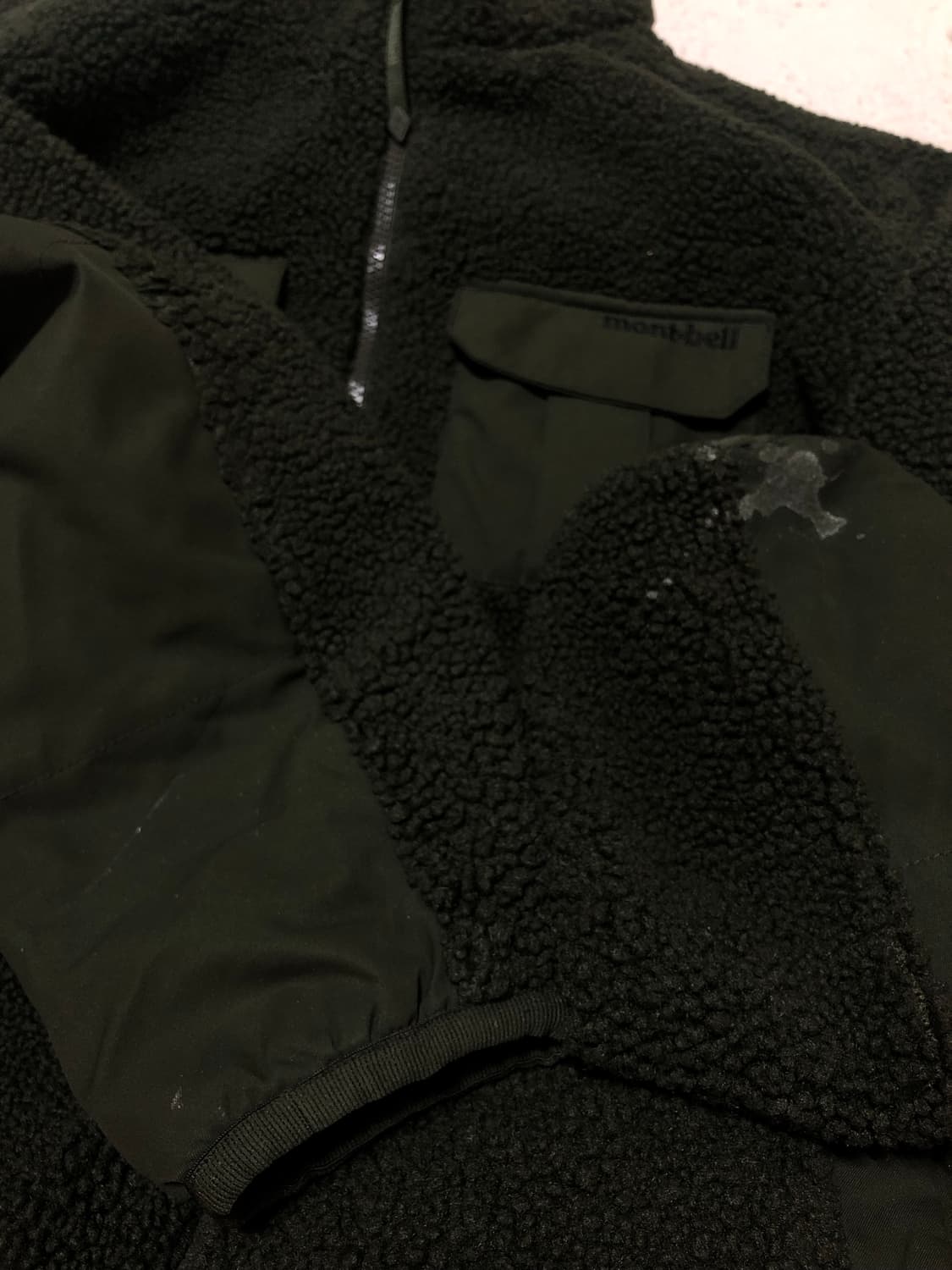 몽벨 정품 카키 플리스 L 상품이미지2