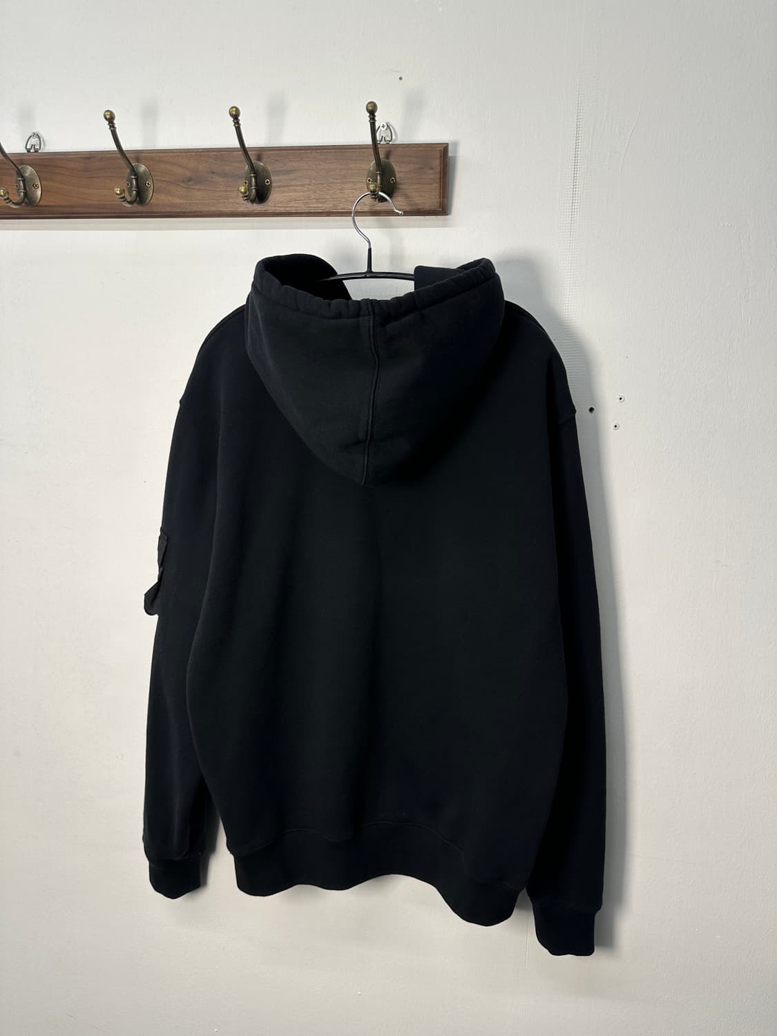 스투시 카고 플리스 후드 블랙 M 상품이미지3