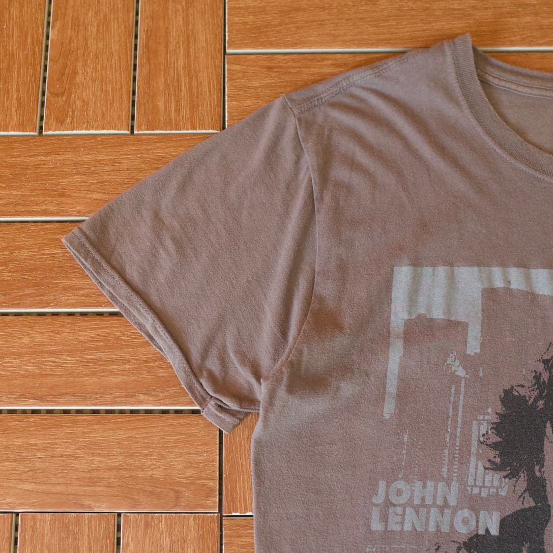 John Lennon aUk made cotton 1/2 tee 상품이미지3