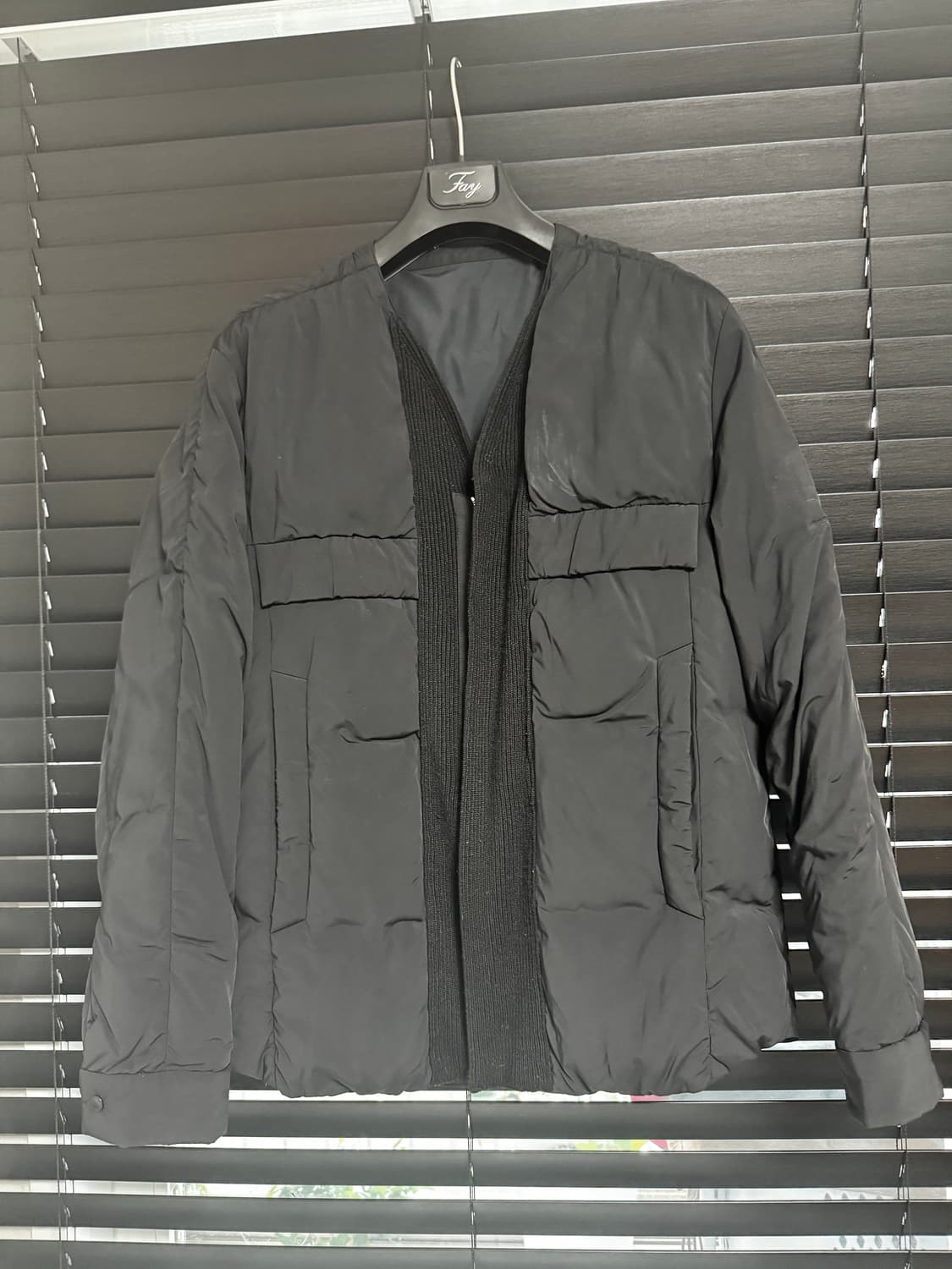 솔리드옴므 블랙 패딩 52사이즈 상품이미지1