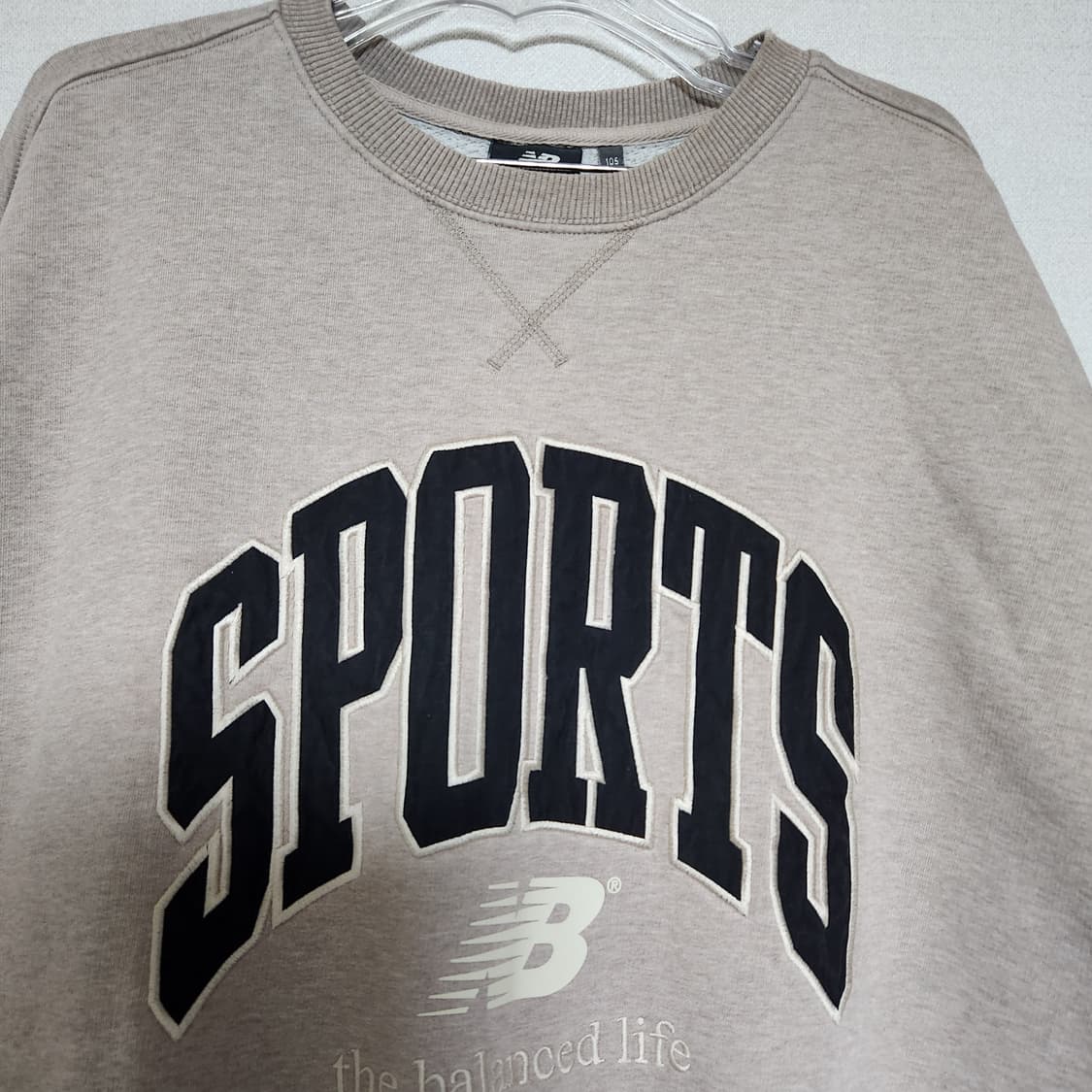 뉴발란스 기모 맨투맨 105 상품이미지3