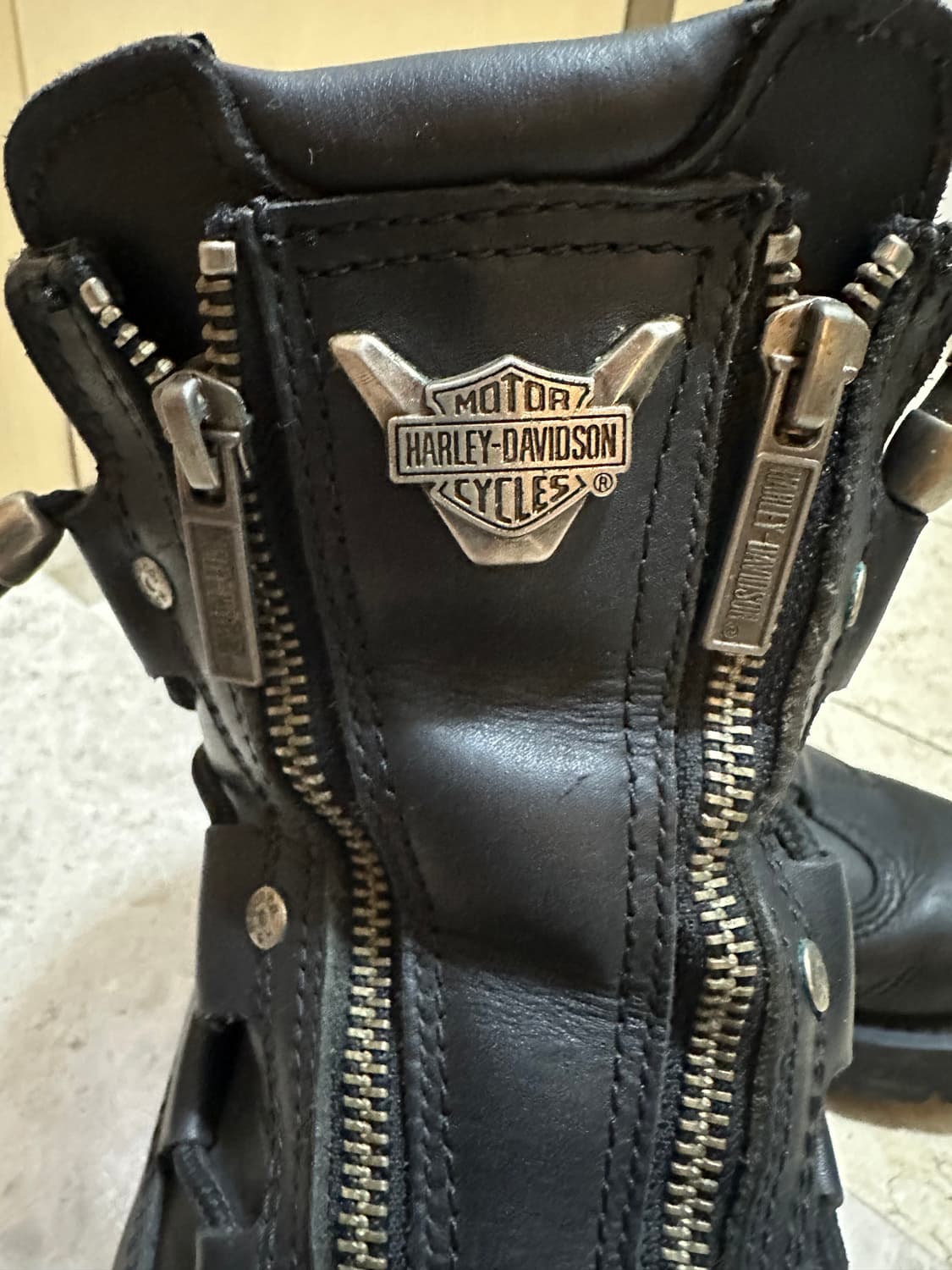 할리데이비슨 블랙 가죽 부츠 US 9.5 상품이미지4