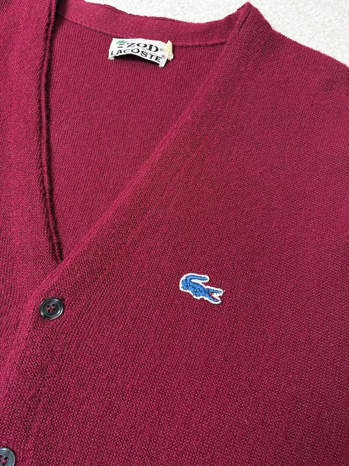 IZOD x 라코스테 90s 블루크록 오버 니트 가디건 PN6667 상품이미지3