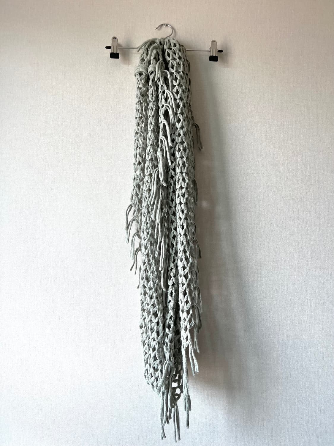 피조물빈티지 네트 니트 머플러 상품이미지4