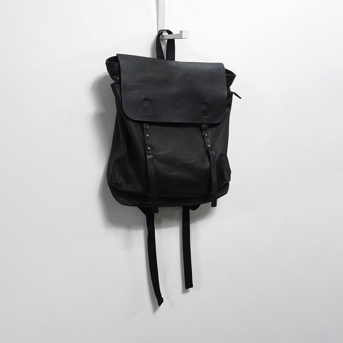 MANDARINADUCK 만다리나덕 코팅 캔버스 레더 백팩 상품이미지2