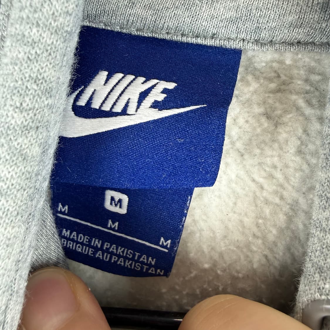 M) 나이키 퓨추라 기모 후드 티 그레이 상품이미지3