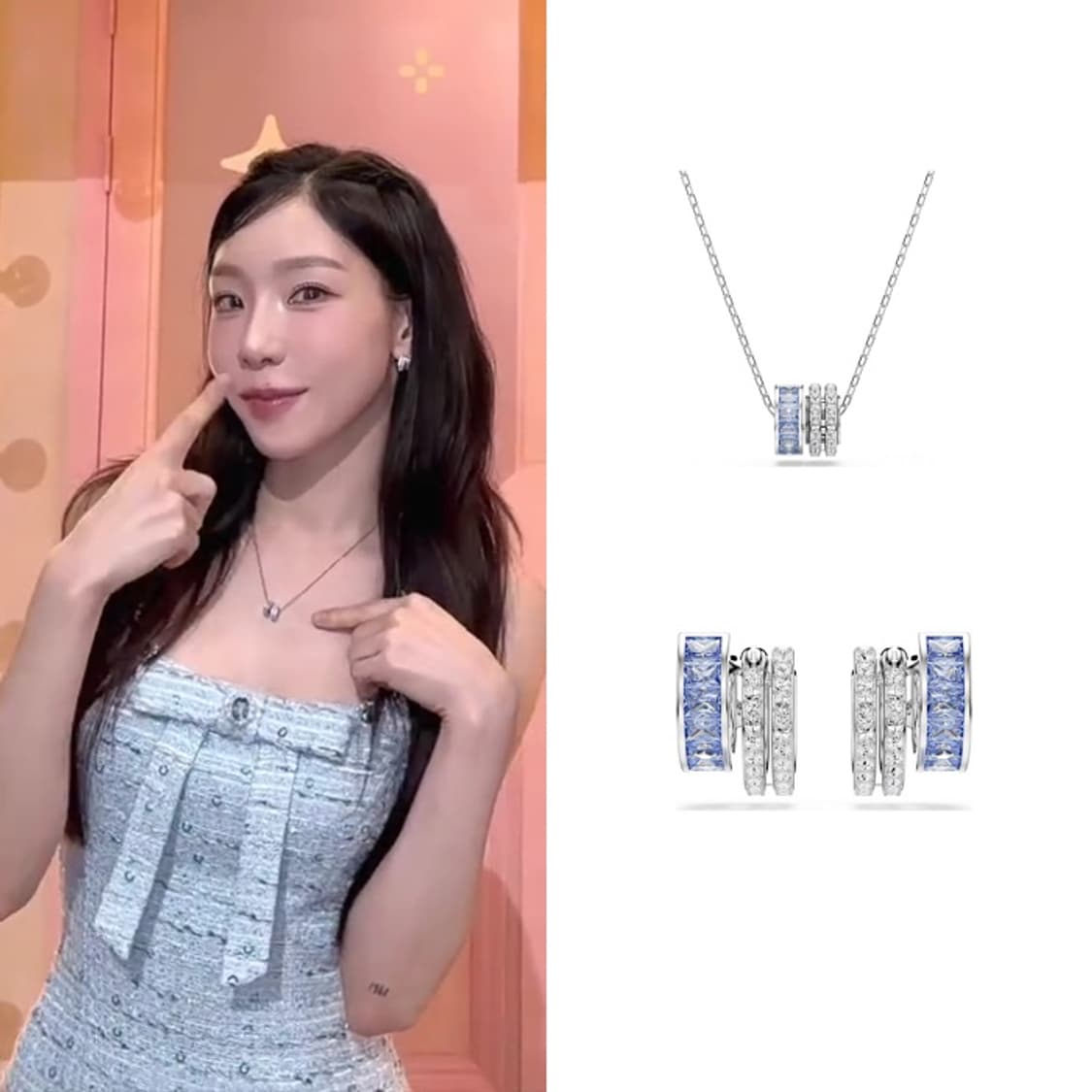스와로브스키 커넥서스 이어링 귀걸이 상품이미지2