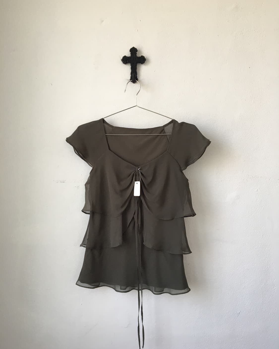 Layer point blouse 상품이미지2