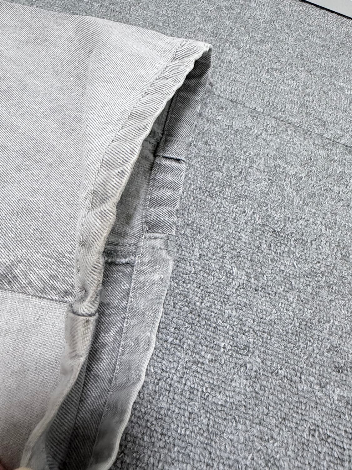 [M] ETCE CURVED PANEL DENIM PANTS 2.0 상품이미지4