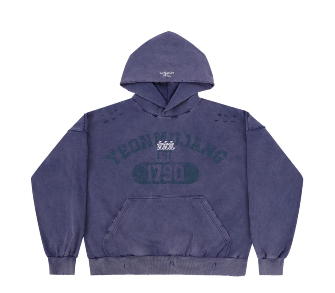 Luvluvluv 빈티지 워싱 후드티 xl 새상품 상품이미지1