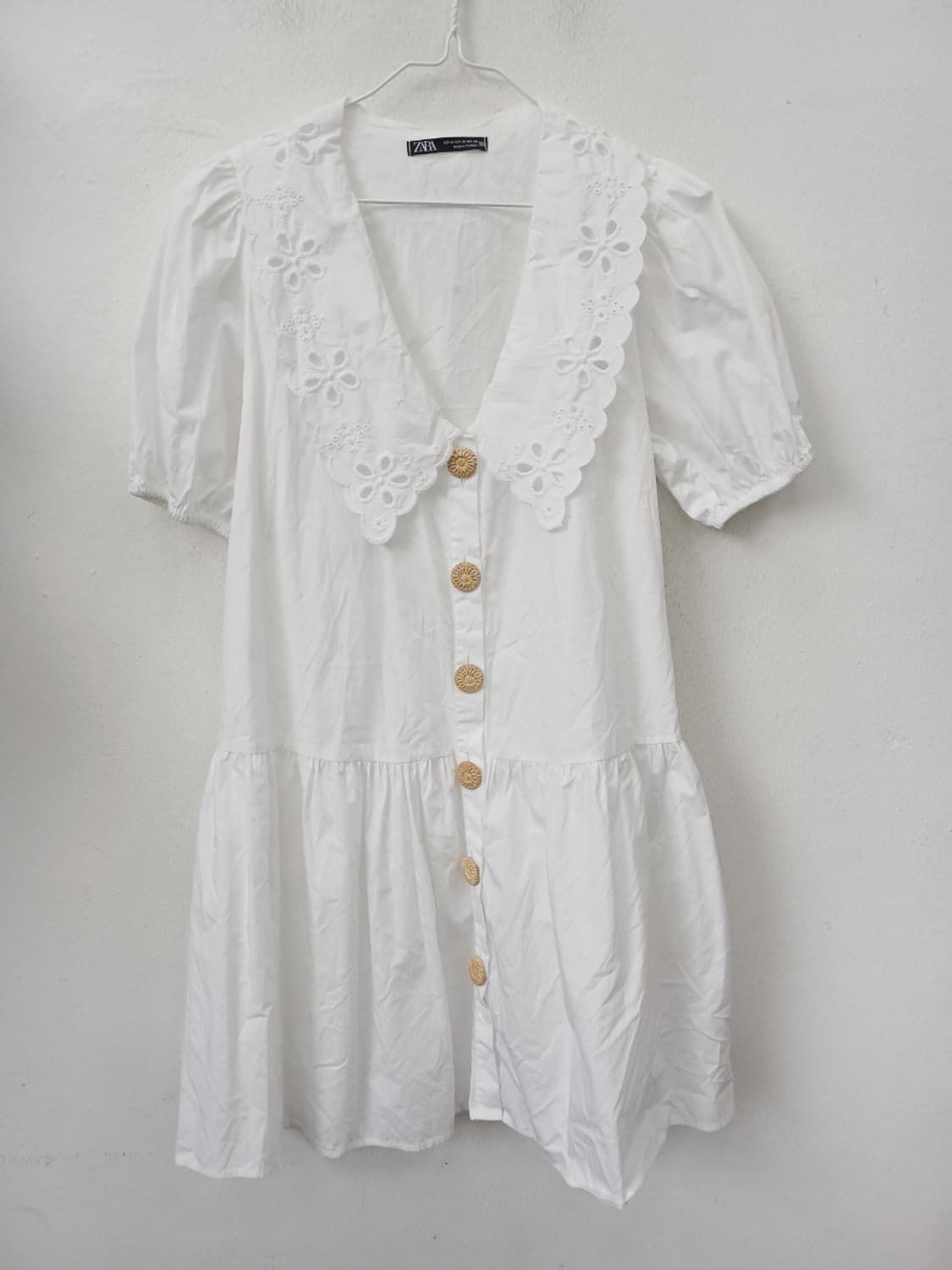 자라 퍼프 미디 원피스 상품이미지1