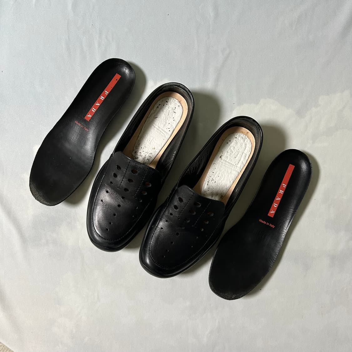 Prada sports punching slipon loafers 상품이미지6