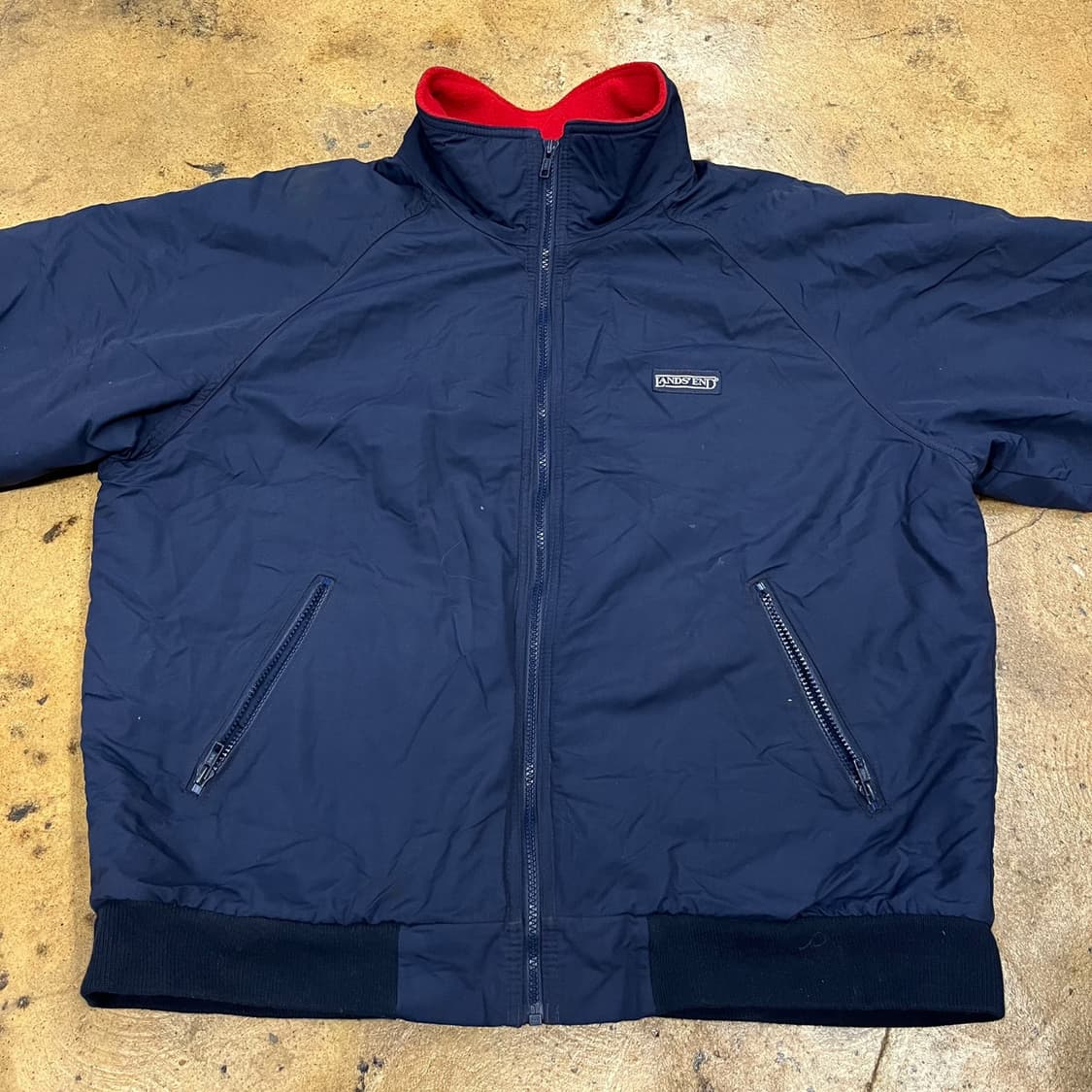 [정품/L] 랜즈앤드 빈티지  플리스 봄버 자켓 b16 상품이미지3