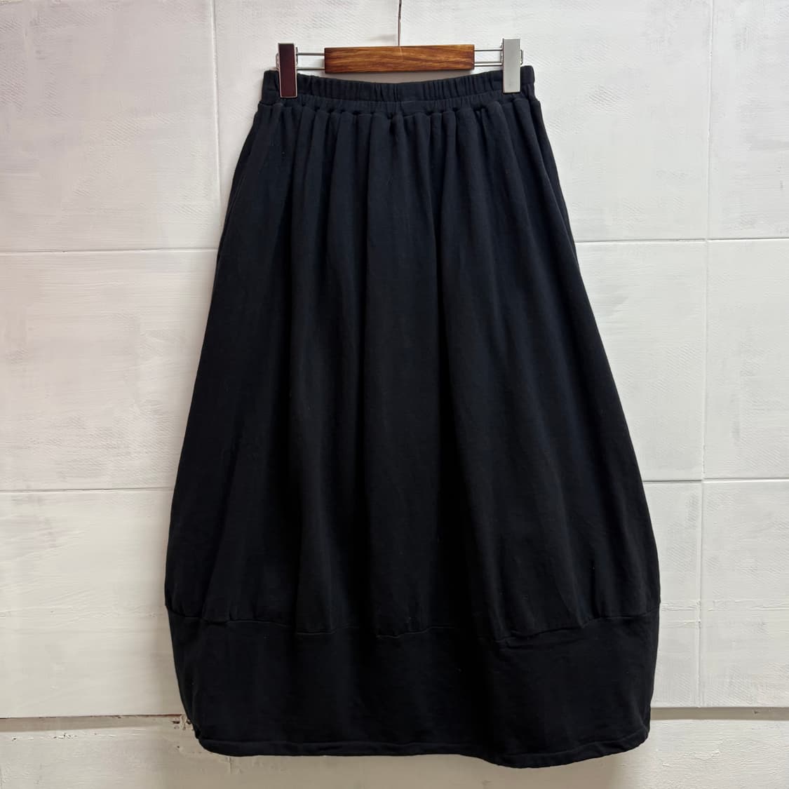 ANTIQUA 블랙 벌룬 펌킨 스트링 롱 스커트 (JPN) 상품이미지5