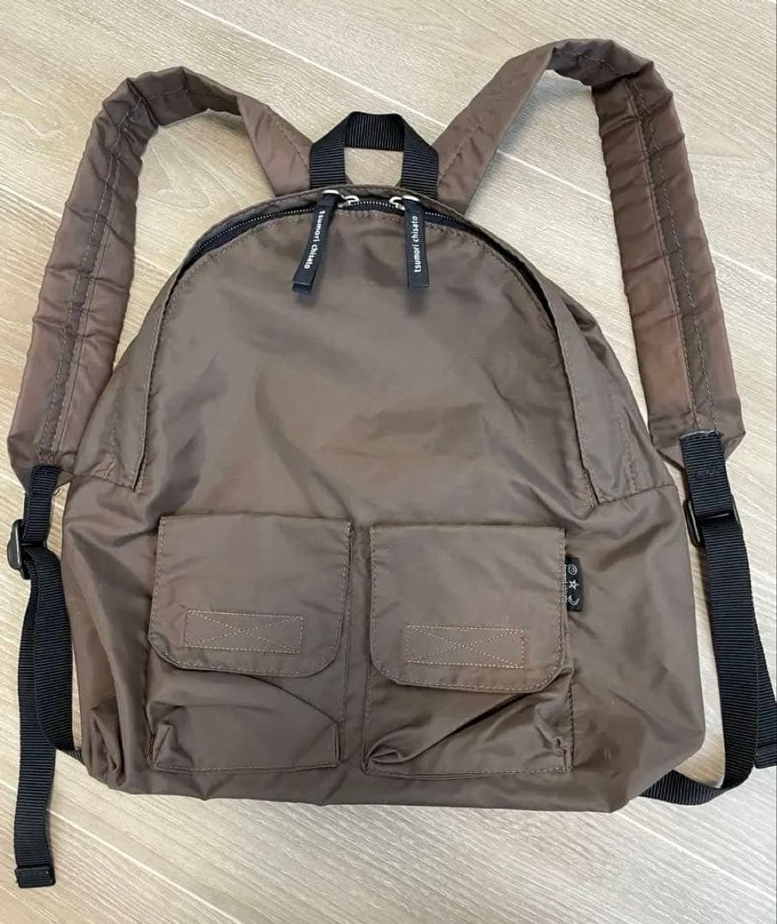 츠모리 치사토 브라운 백팩 상품이미지1