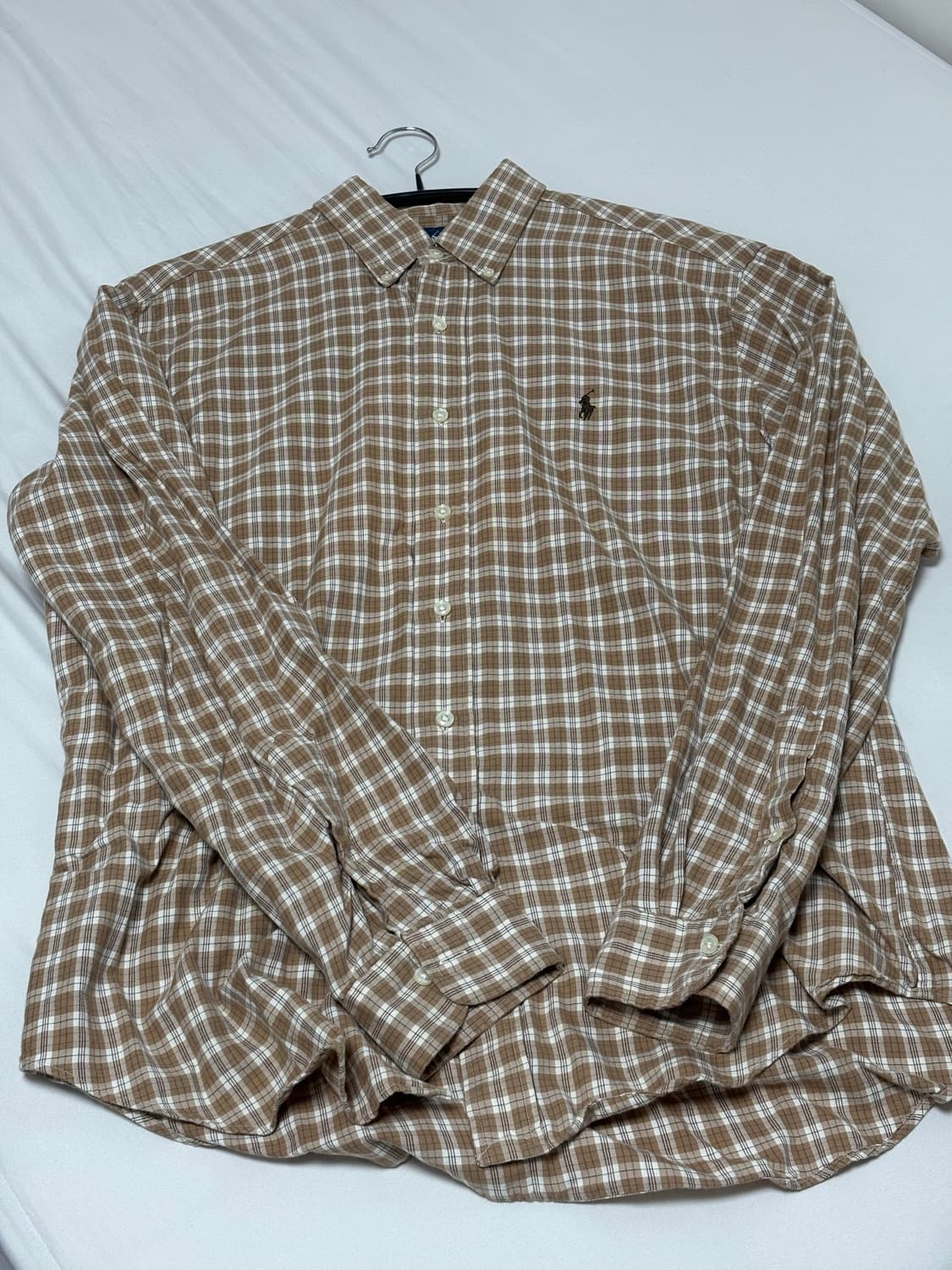 빈티지 폴로 체크 셔츠 L 상품이미지1