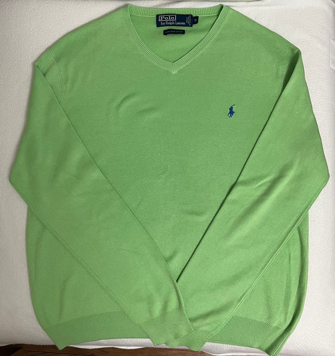 jase vintage 1990s POLO Pima Cotton Knit 상품이미지4
