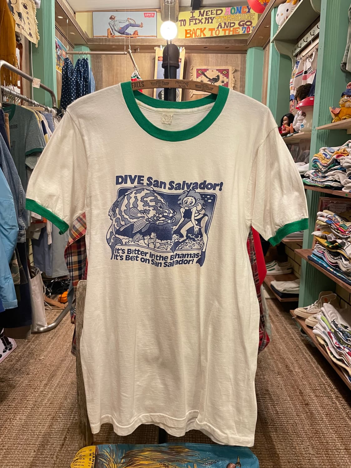 1980's Vintage Ringer T-shirt  상품이미지1