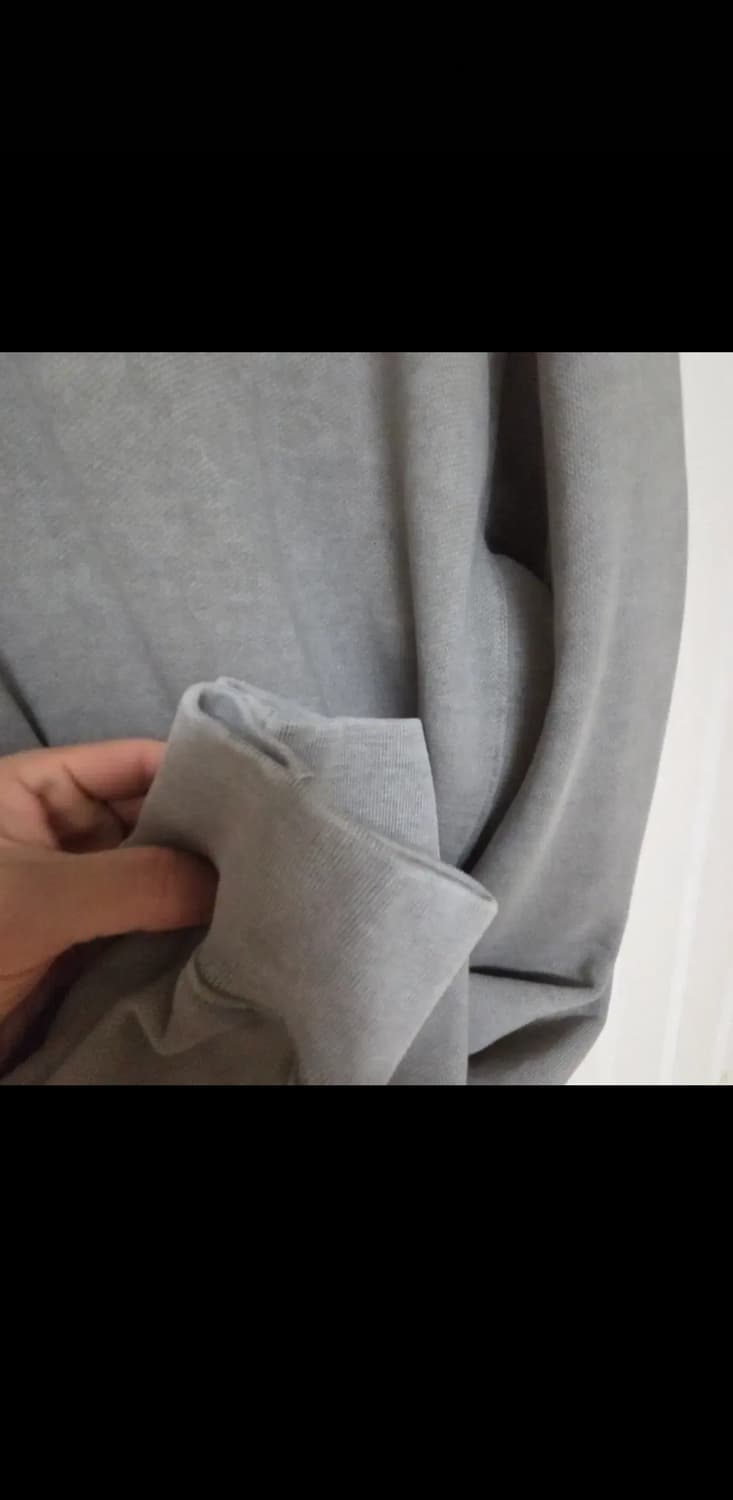 러프사이드 하프집업 맨투맨 그레이 2 상품이미지5