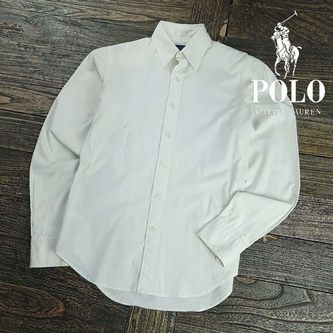 [폴로 랄프로렌] 슬림핏 옥스포드 셔츠 화이트 M19954 상품이미지1