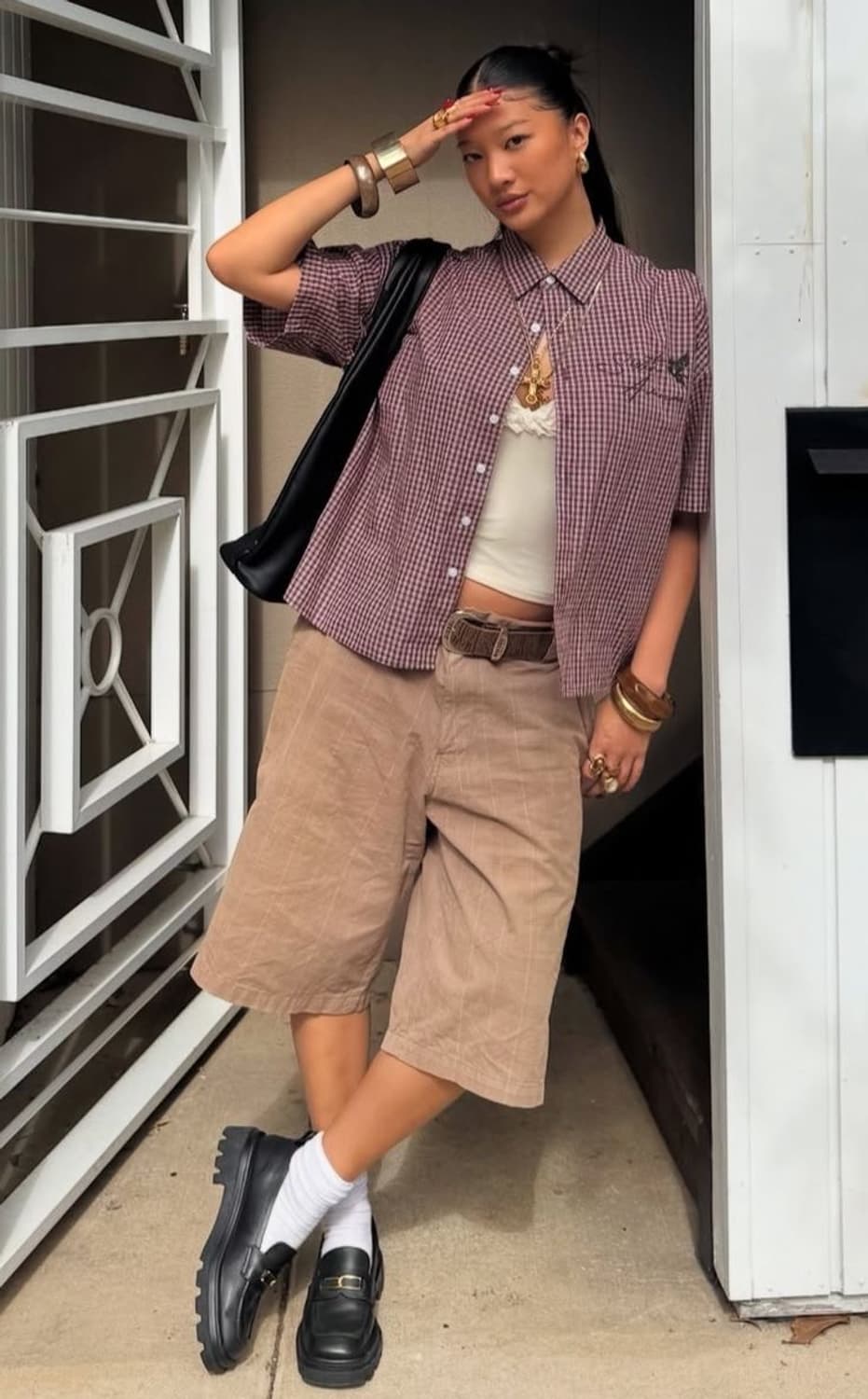 S 폴로 스트라이프 반팔 셔츠 (+착샷) 상품이미지7