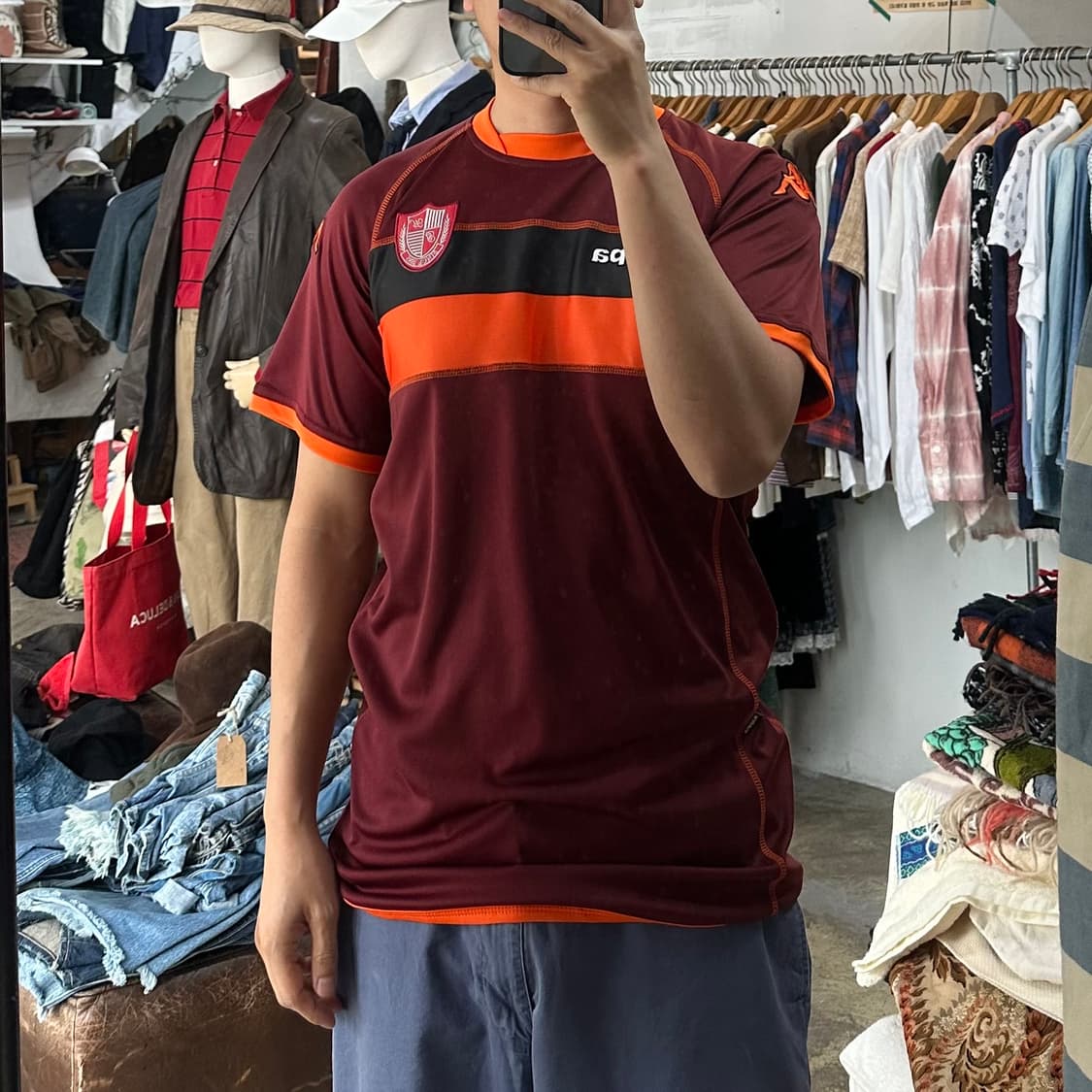 (착용컷) Kappa 풋볼 유니폼 상의 (남성용 98) 상품이미지3