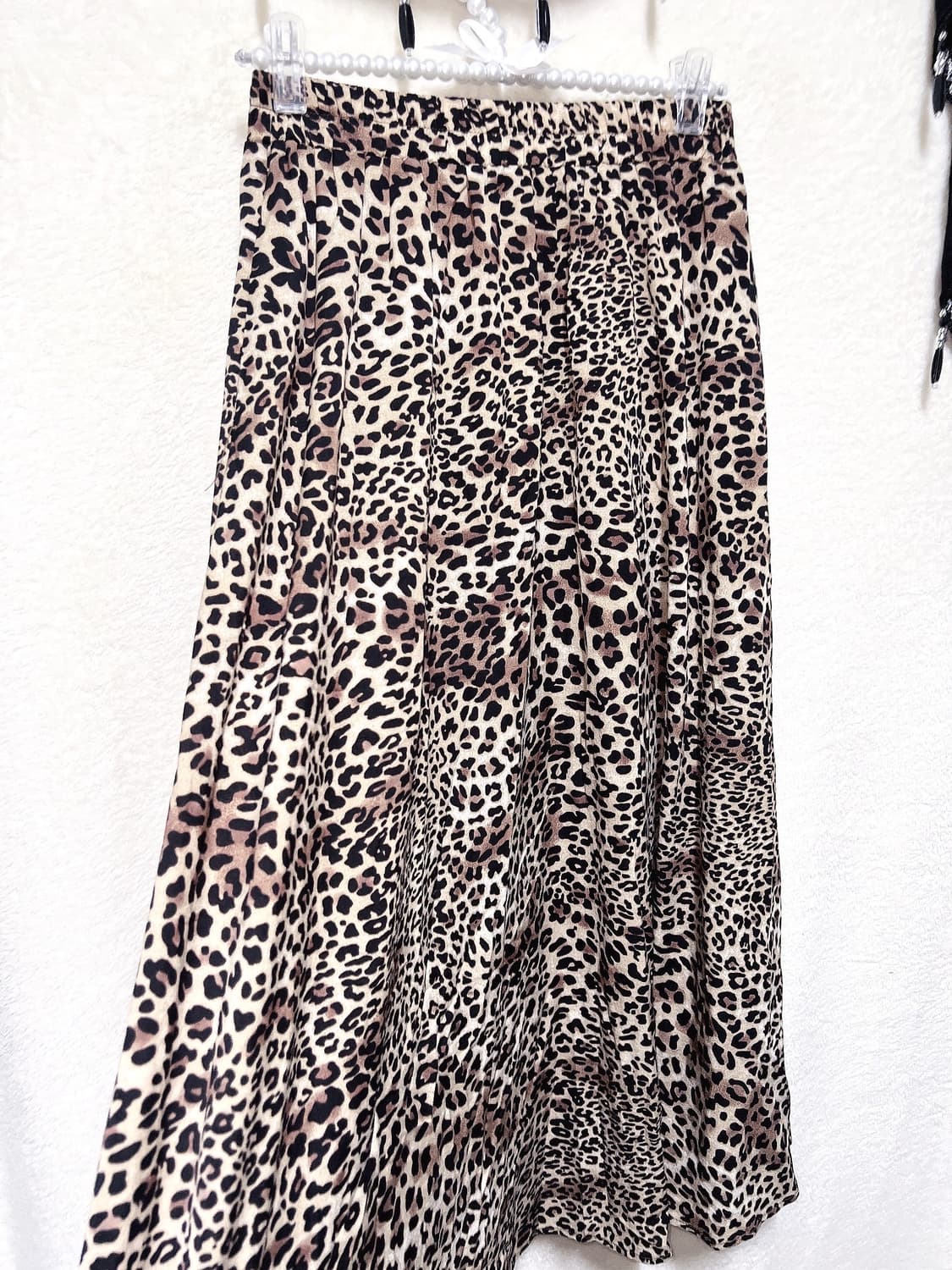 레오파드 호피 애니멀패턴 맥시롱스커트 갸루 펑크 오리엔탈 너드 그런지 상품이미지5