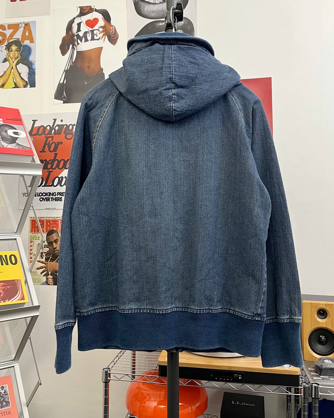 올드 빈티지 데님 후드집업 자켓 상품이미지7