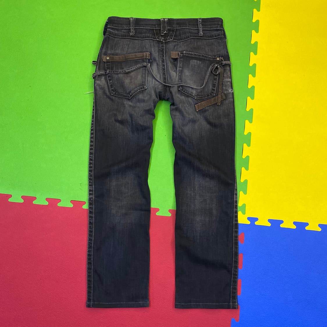 마리떼 프랑소와 저버 스트랩 데님 팬츠  상품이미지2