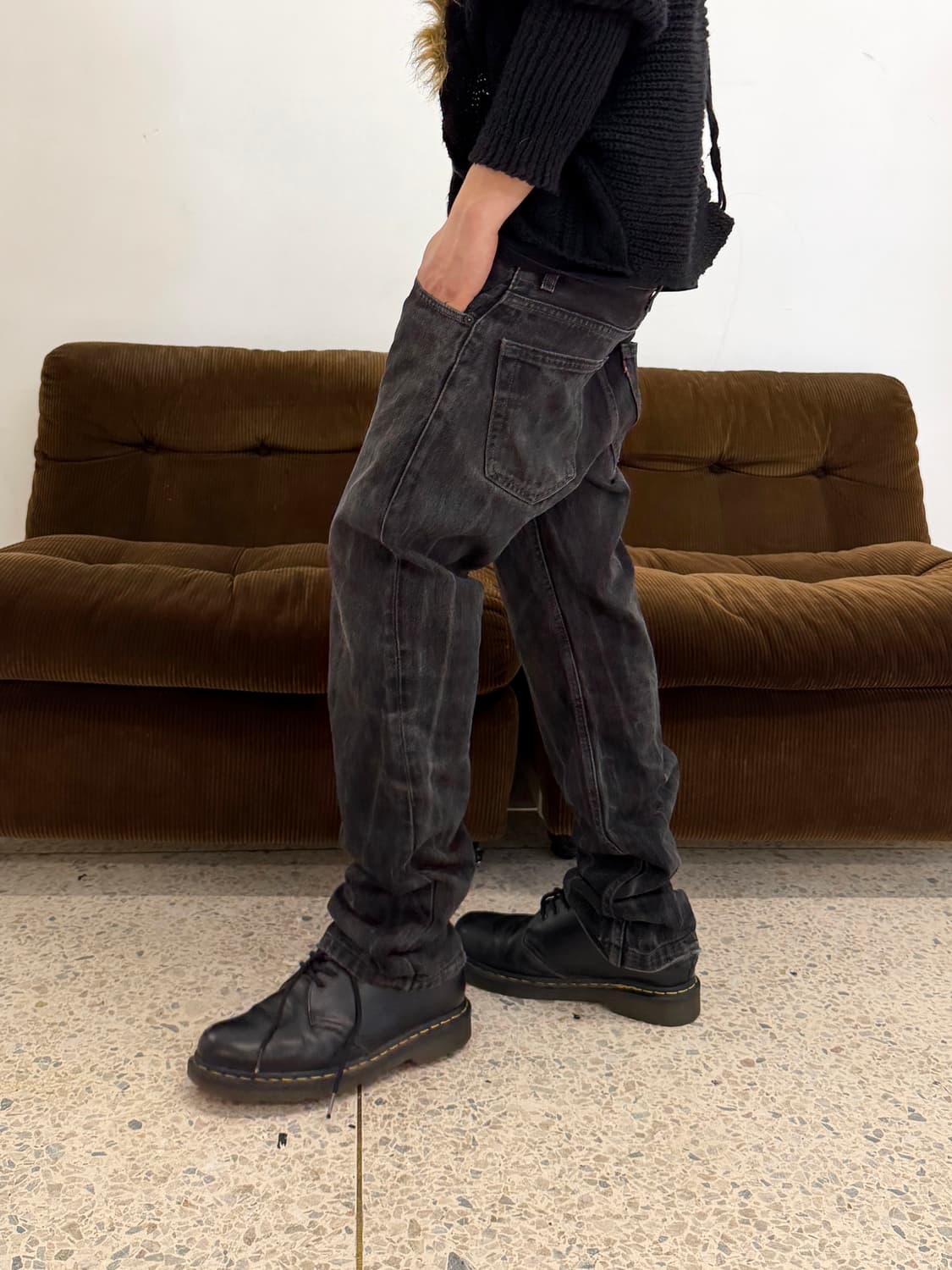 리바이스 507 부츠컷 블랙 상품이미지2