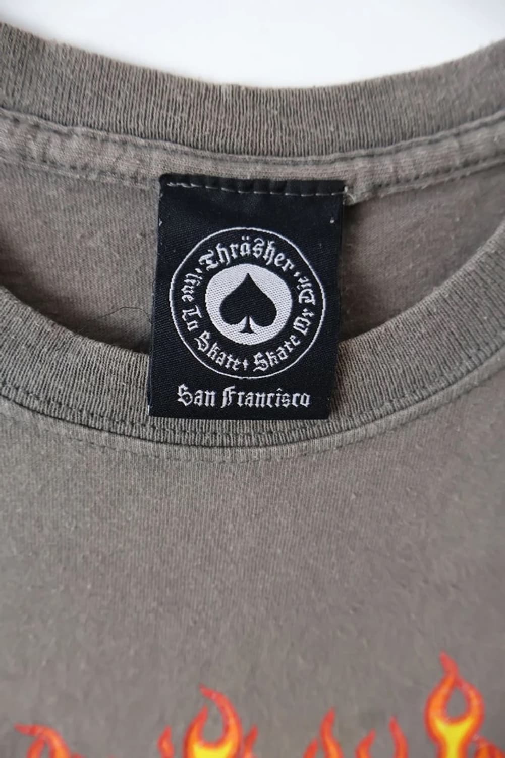 Thrasher Flame Logo Skate Tee 상품이미지8