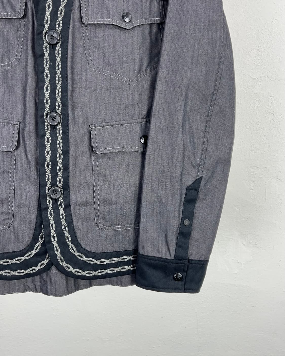 화이트 마운티니어링 12ss 웨스턴 밀리 유틸포켓 스티치 자켓 상품이미지5