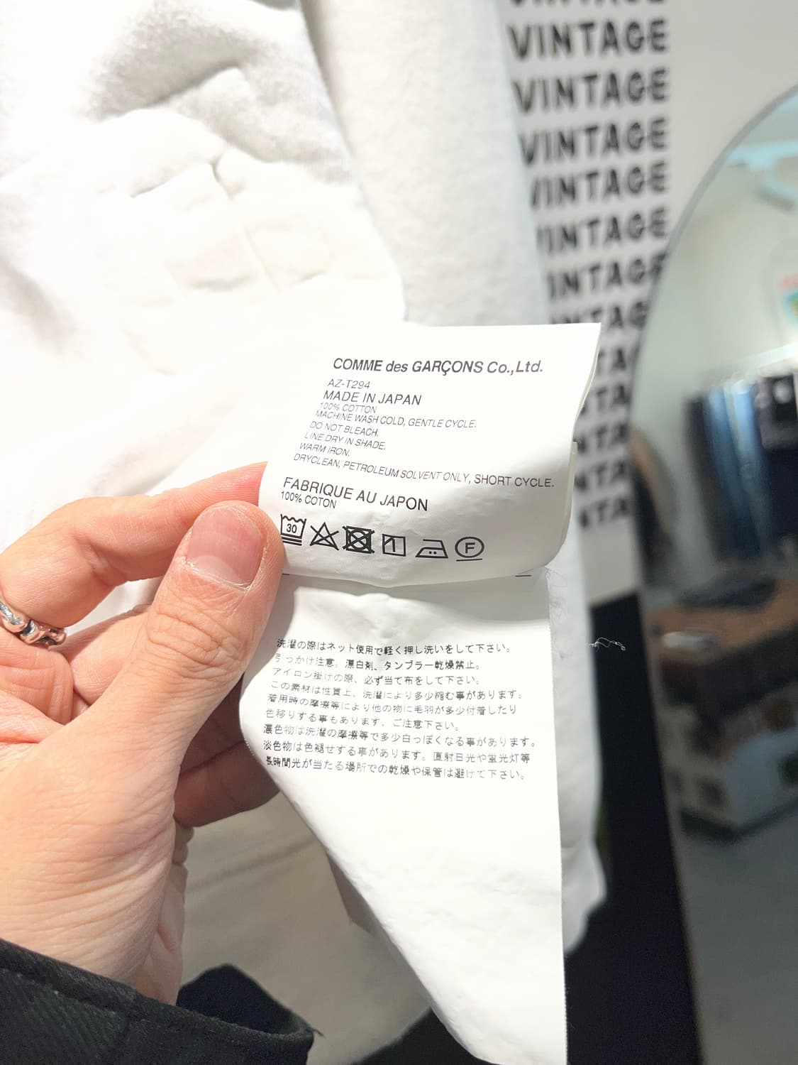 꼼데가르송 플레이 더블 하트와펜 후드집업 상품이미지8