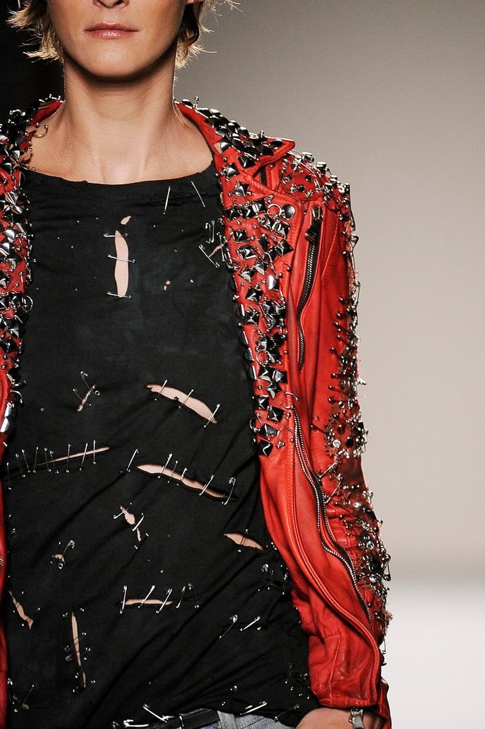 Balmain 11SS safety Pin funk shirt 상품이미지10