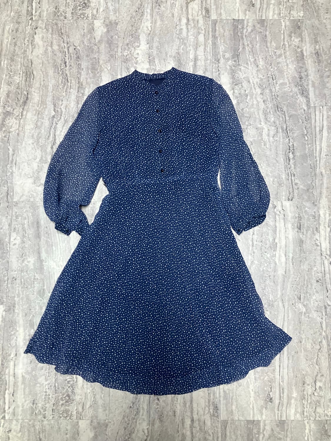 일본빈티지 하구미모리걸 달천깔페어리 도트땡땡이원피스 상품이미지1